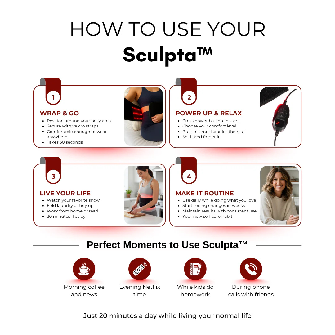 Sculpta™ | Red Light Body Enhancer with 3-Step Firming Technology